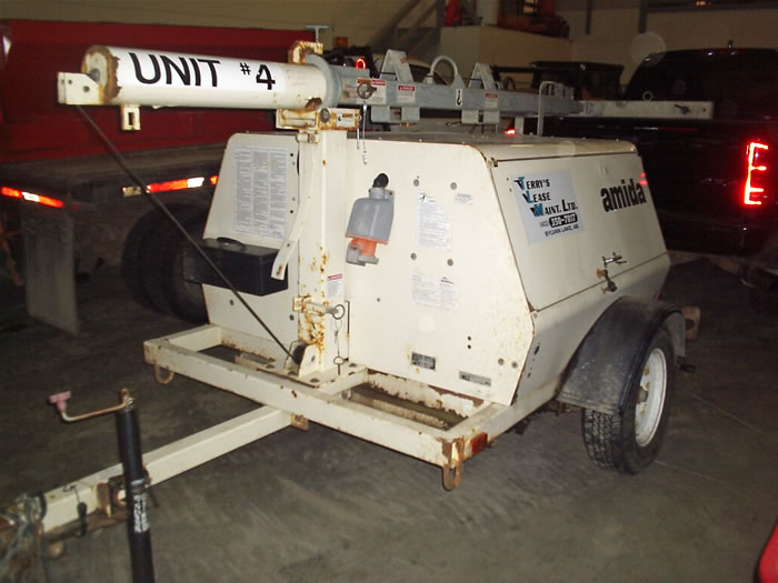 Weed Control Company Light Tower for Rent Photo