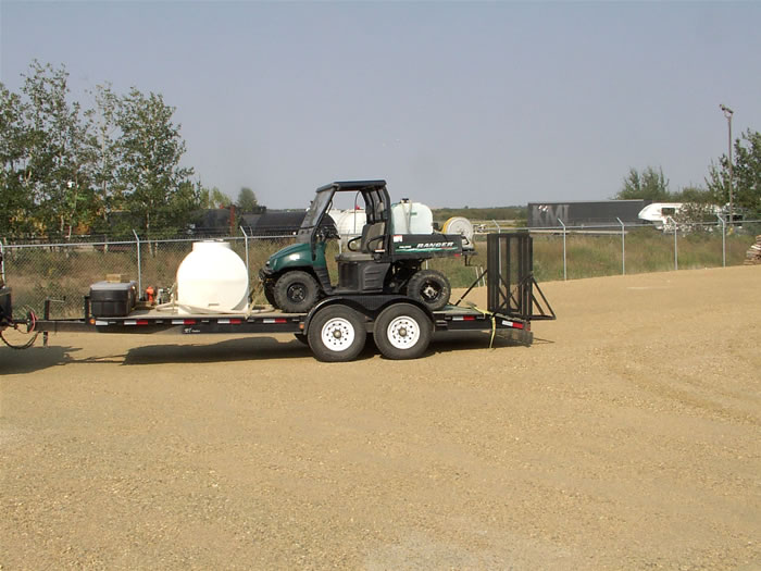 Weed Control Ranger on Trailer