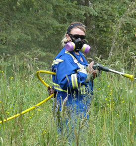 Weed Control Sprayer with Mask